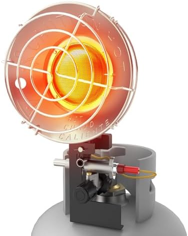 SISUPASSIE 15000BTU Propane Heater, Portable Propane Heater for Outdoor Use with 3 Adjustable Modes and Safety Shut-off Valve for Patio, Camping, Fishing, Garage