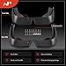 A-Premium Set of 4PCS Mud Flaps Splash Guards Mudflaps Mudguards with Hardware Kits Compatible with Honda Ridgeline 2017-2023, Front & Rear (Driver and Passenger Side)