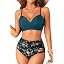 Teal and Floral