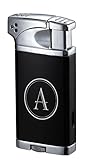 Visol Coppia All-in-One Cigar, Cigarette, and Pipe Lighter (Black)