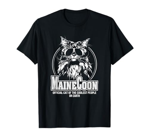 Funny Proud Maine Coon Cool cat T-Shirt Shirt Tee Gift