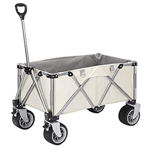Garden Trolley Draagbaar Reiskarretje, Het Karretje Van De Huistuin, Afneembare En Wasbare Oxford-stof, 120 Kg…
