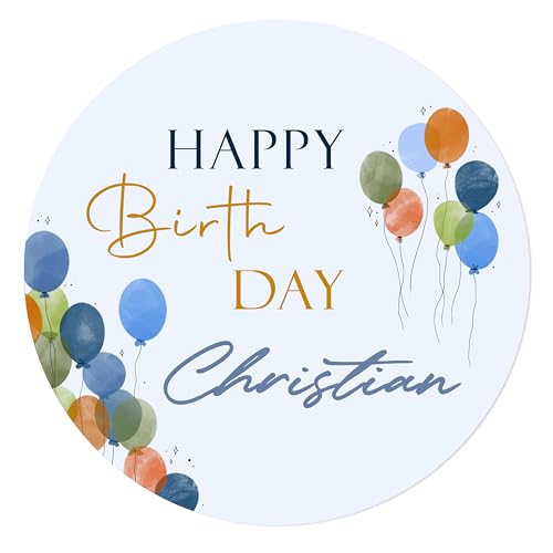 LOOXIS Personalisierter essbarer Torten-Aufleger mit Namen...