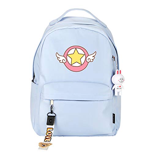 YOYOSHome Anime Cardcaptor Sakura Cosplay Bookbag Daypack Backpack School Bag