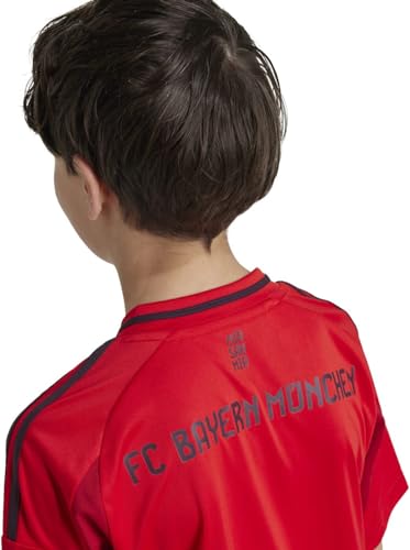 Image of adidas Kids Polyester Regular Fit FC Bayern Football Club Jersey