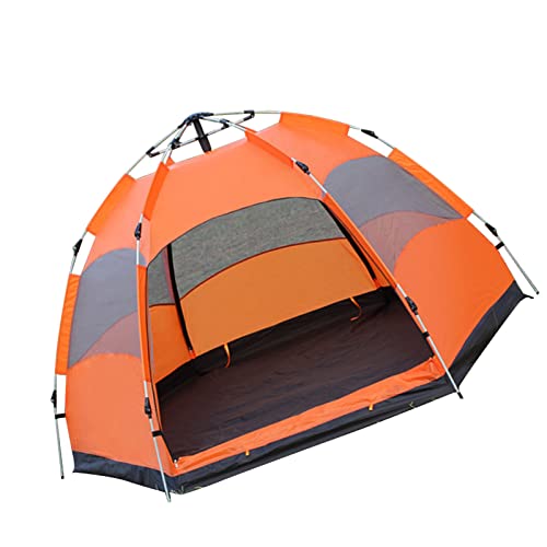 Carpa automática pop up para camping, 8 personas, naranja miniatura 2