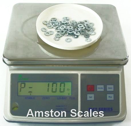 3.3 Lb X 0.0001 Lb / 1.5 Kg X 0.05 Gram Medium (10 X 7.5 Inch Tray) Counting Scale Coin Parts Inventory Paper Piece By Amston Scales #TOP1