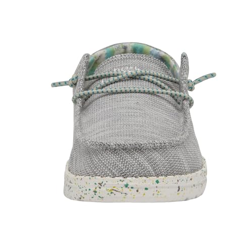 Image of HEYDUDE Girl's Wendy Youth Stretch Multi Colors | Girl's Shoes | Girl's Lace Up Loafers | Comfortable & Light-Weight