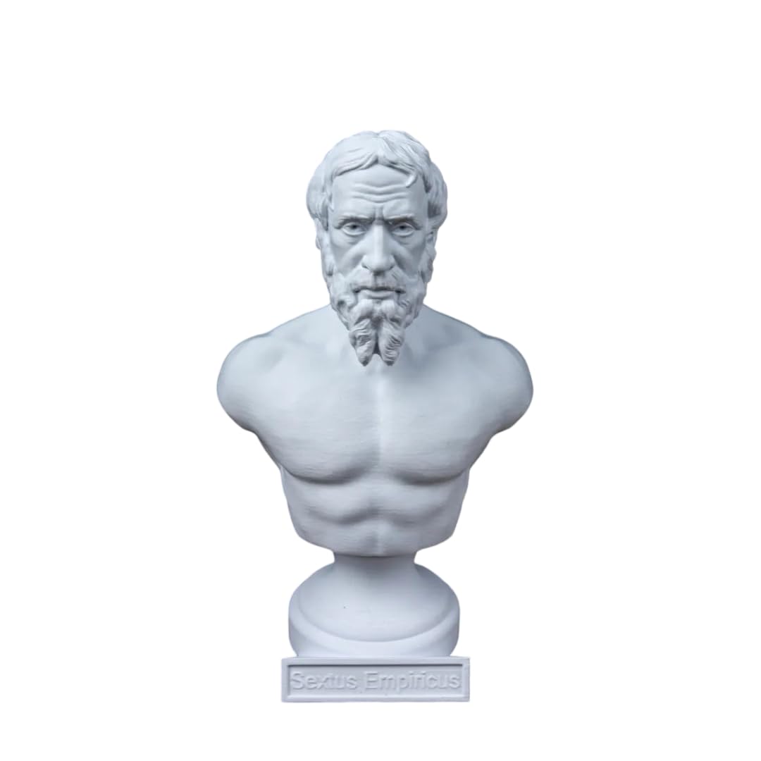 Genérico Busto di Sesto Empirico Antico filosofo Greco Scultura Statua Decorazione