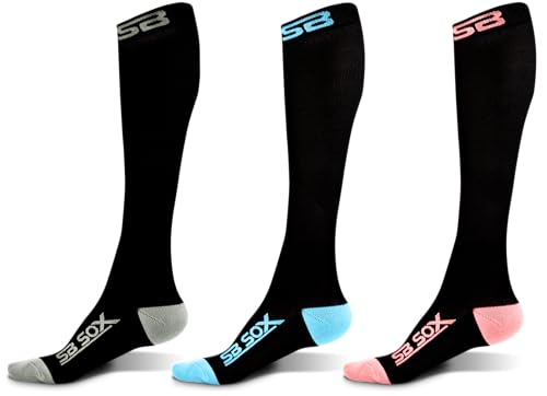 SB SOX - 3 Pairs Size Large Compression Socks