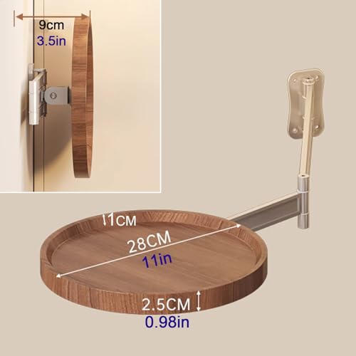 Table pliante murale compacte pour aménager un espace repas de cuisine - 4