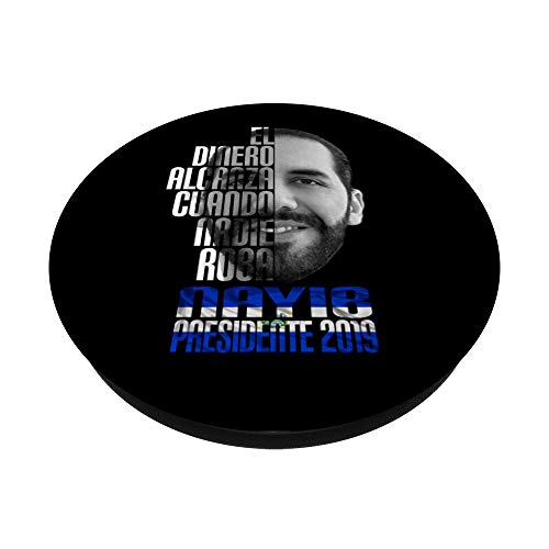 Nayib Bukele Président d'El Salvador PopSockets PopGrip Interchangeable – vue 2