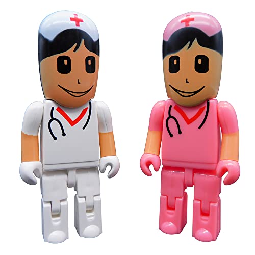 Clés USB 32 Go en forme de robot infirmière avec protection silicone