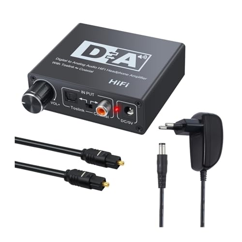 Commutateur vidéo audio avec décodeur coaxial vers jack et molette de volume intégrée