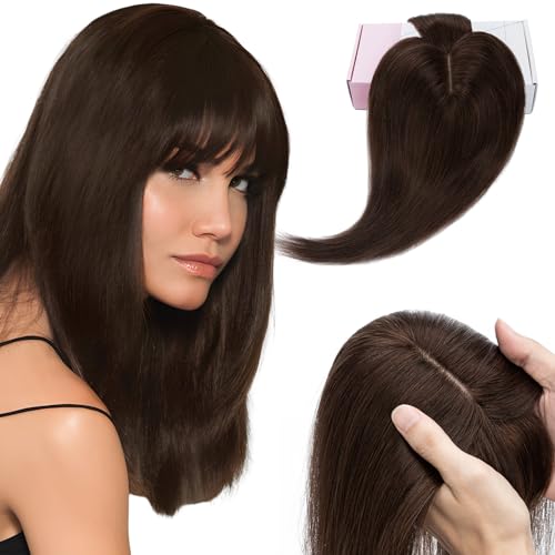 Elailite Hair Toppers for Women Real Human Hair Topper with