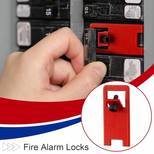 image for Zonon 5 Sets Fire Alarm Locks Circuit Breaker Lockout Kit with Label S