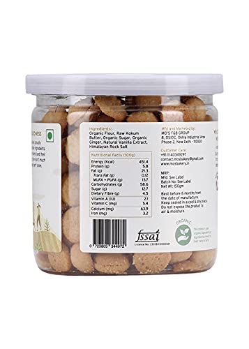 Image of Mo's Ginger Snaps,150 G | Vegan | Gut Friendly Ginger Snap Cookies For Kids And Adults | 100% Natural & Preservatives Free