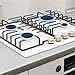 Gas Stove Burner Cap Set - 4pcs Metal Cooker Hat Replacement Kit, Burner Covers for Electric Stove, Includes 1 Large, 2 Middle, and 1 Small Cap