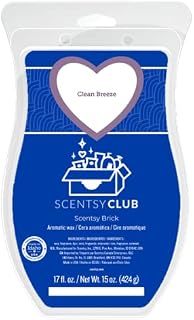 Scentsy Brick Clean Breeze 17 Fl Oz Scented Wax for Scentsy Warmer
