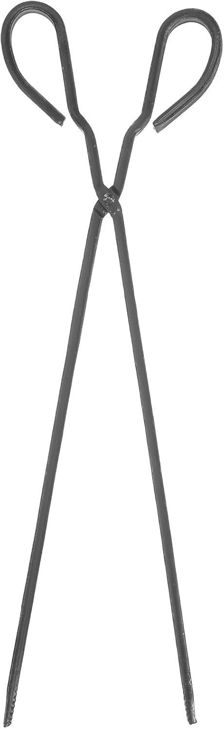 Hochleistungsfähige, Extra Lange Feuerzange Mit Rutschfestem Griff – Perfekt Für Holzkohle, Brennholz, Grill, Lagerfeuer Und Kamin