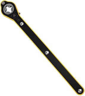 Car Jack Ratchet Wrench, 360° Swivel Labor-Saving Tire Lift Tool | Scissor Jack Adapter for Repair Tires, Long-Handled Car Tire Wheel Lug Wrench, Universal for Trailer SUV, Sedan, Truck