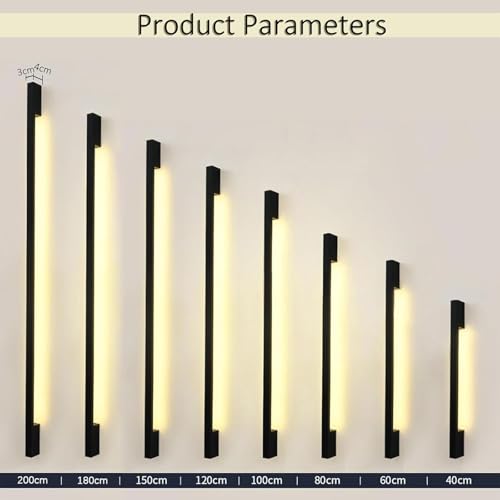 Applique murale extérieure LED dimmable de 200cm avec télécommande - 2