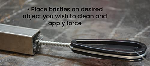 Hot Max 26203-12 4-3/4" X 3/4" Wire Fitting Brush With Plastic Handle (12 Pack) #TOP4