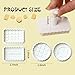 GROWTAIL 4pcs Cookie Cutters,Cookie Mold Press,Cookie Stamps Set, Pastry Molds for Kids Baking