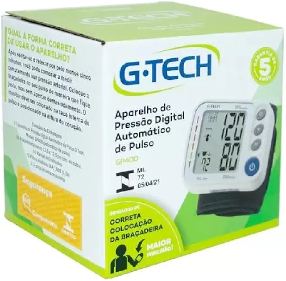 Aparelho Verificar Pressão Arterial Digital Esfigmomanômetro.