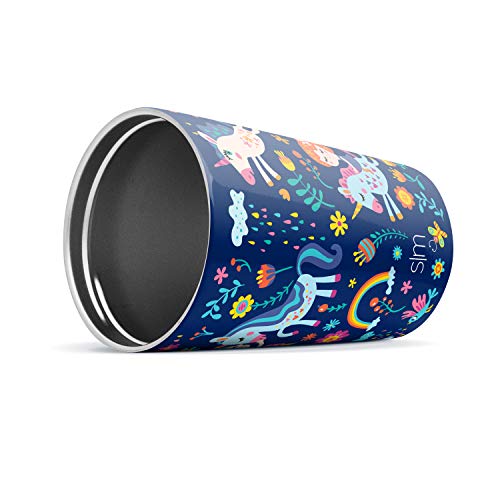 Simple Modern Kids Classic Taza Termica para Niños Botella de Agua Aislada con Tapa Prueba de Salpicaduras y 2 Pajitas… - Imagen 4