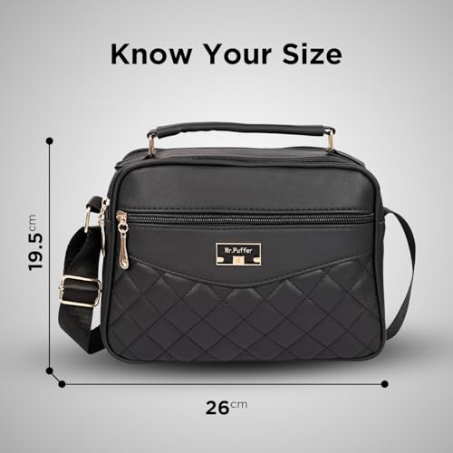 Image of Sling Bag for Women | Classic Stylish Handbag for Girls with Adjustable Strap