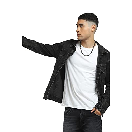 Image of JACK & JONES Men's Cotton Blend Regular Fit Jacket