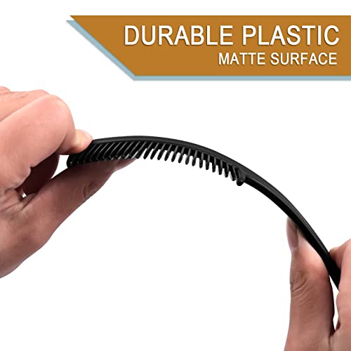 Hqslsund 60 Pack Combs Individually Wrapped, Widen Combs In Bulk Individually Wrapped,Bulk Combs For Homeless Individually Wrapped For Hotel,Airbnb,Shelter/Homeless/Nursing Home/Charity(Black,60) #TOP3