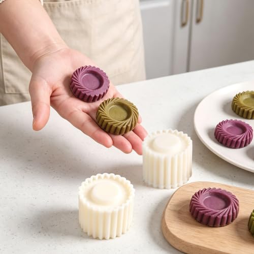 Double Ended Pastry Mold Hand Press Sunflower Patterned DIY Cookie Shaper - image 5