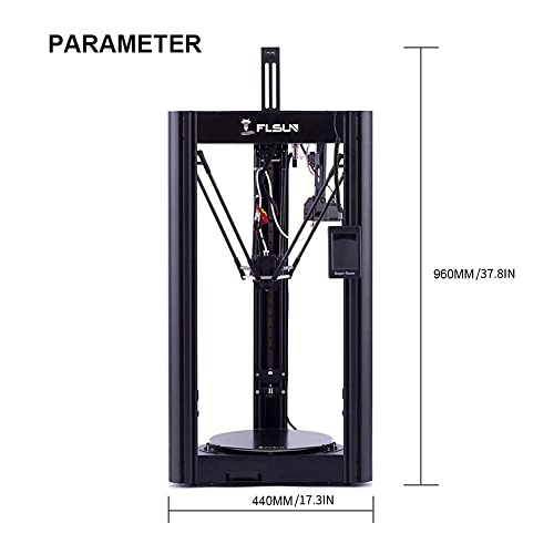 Official Flsun Super Racer Sr 200Mm/S High Speed Printing Delta 3D Printer With Filament Sensor And Auto Leveling Fdm Delta 3D Printer 1.75 Pla Diy 3D Printers Printing Size Φ260X330Mm #TOP6