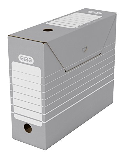 Preisvergleich Produktbild ELBA tric Archiv-Schachtel, Breite 110 mm, für A4, grau / weiß
