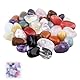Aitsite 300g Edelstein Set, Edelsteine für Kinder Schatzsuche, Multicolor 15-20mm, Dekorative Aquarien und Blumentöpfe, Hause Dekoration, DIY Potted Plants, Natürliche Trommelsteine