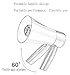 BZXIANSV Megaphone,Portable Megaphone Speaker, 35 Watt Power Bullhorn Built-in Siren USB Loud Speaker Adjustable Volume Control Microphone (Rd)