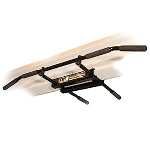 I-Beam Pull Up Bar/Chin up Bar (Black Long Bar with Bent Ends)