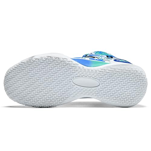 Image of Men's High-Top Basketball Shoes Anti-Slip and Wear-Resistant Soles Running Shoes Graffiti Design Fashionable Sports Shoes