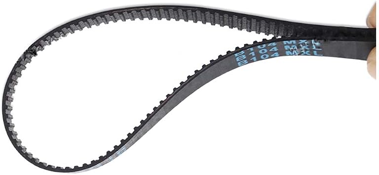 113MXLB142MXL Close Loop Pulley Timing Belt 10mm Width 2.032mm Pitch 288.544mm Perimeter Black Rubber Synchronous Belt Trapezoid-shaped Teeth 113MXLB142MXL-width-10MM