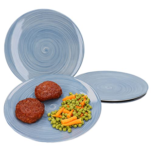 Ritzenhoff & Breker Julia Uni blau 4er Set Speiseteller I Ø 26,5 cm I...