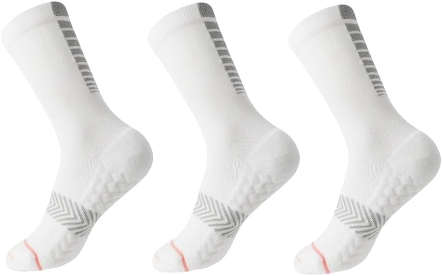 we fleece Running Socks Womens Compression Socks for Women Hiking Socks With Reflective Yarn Breathable Mesh Crew