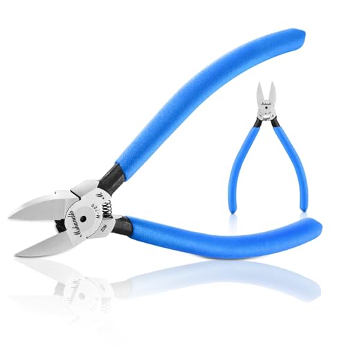 Comparison: Wirecutter Best Cutting Board 5 mshandto Wire Cutters Flush Cutters for Jewelry Making, Ultra-Sharp Side Cutters, CR-V Diagonal Cutters for Crafting, Flush Cut Pliers for Soft Copper Wire, Floral, Circuit Board (6