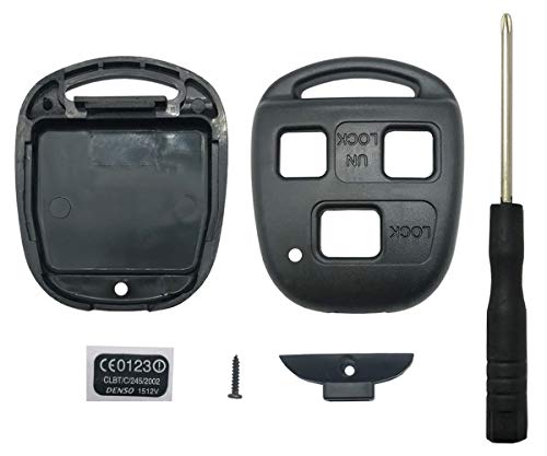 image for Horande Replacement Key Fob Case Shell fits for Lexus ES GS GX is LS L