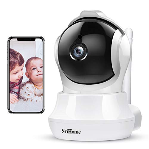Camaras de Seguridad Wifi Inalambricas IP Cámaras Tipo Domo, ARKARTECH 3MP(2304×1296P) Sistema de Camaras de Vigilancia 360 Grados Monitor para Bebé, 32 pies de Visión Nocturna por Infrarrojos, Audio Bidireccional, Detección de Movimiento,Rastreo Móvil AI, Control Remoto por Android/iOS App