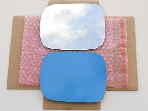 Espejo plano de repuesto con adhesivo de tamaño completo para Volvo XC70 2007-2014 XC90 2007-2014 XC90, vista lateral izquierda izquierda