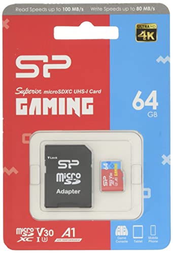 VRp[ microSD J[h 64GB Switch mF A1Ή UHS-1 U3 Q[ɍœK SP064GBSTXDV3V1NSP