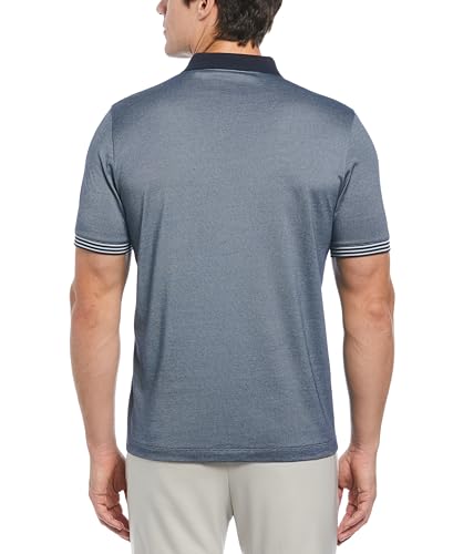 Camiseta Polo para Hombre Perry Ellis Icon con Tela Sólida, Transpirable y Absorbente de Humedad (Talla Small) miniatura 2