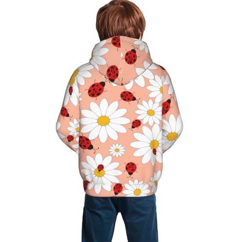 Daisy and Ladybug Kid Hoodies Boys Sweatshirts Girls Pullover with Pocket4
